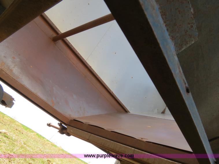 image for item B4668 Shop built grain hopper pup trailer