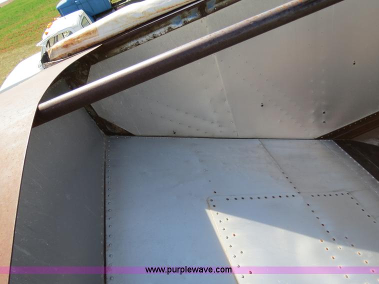 image for item B4668 Shop built grain hopper pup trailer