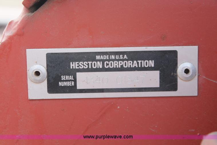 image for item E2989 Hesston 1340 swather