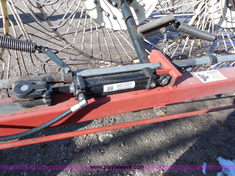 image for item E3353 H&S BF12HC high capacity folding wheel rake