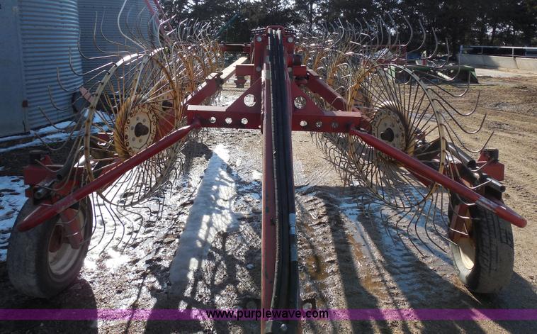 image for item E3353 H&S BF12HC high capacity folding wheel rake