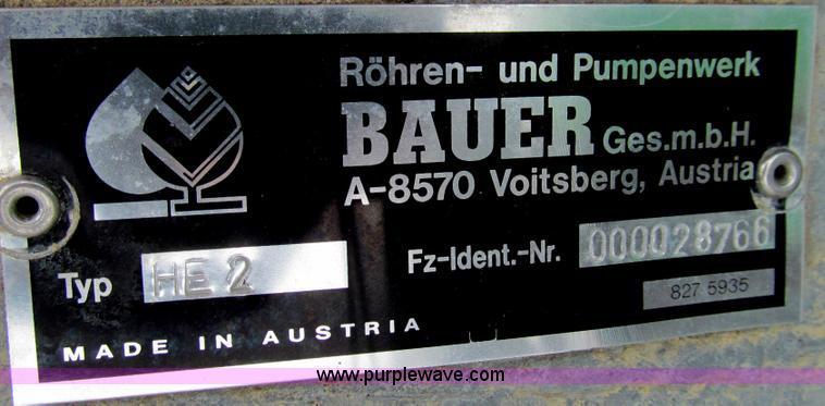 image for item E3801 2000 Bauer Rainstar irrigation reel