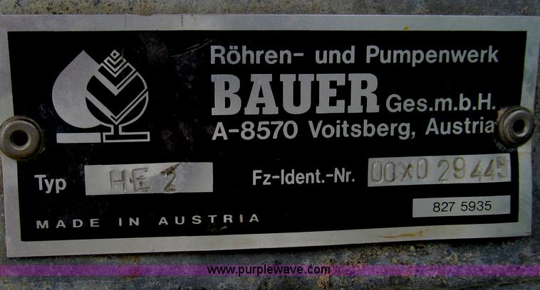 image for item E3805 2000 Bauer Rainstar irrigation reel