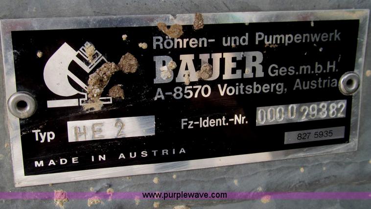 image for item E3806 2000 Bauer Rainstar irrigation reel