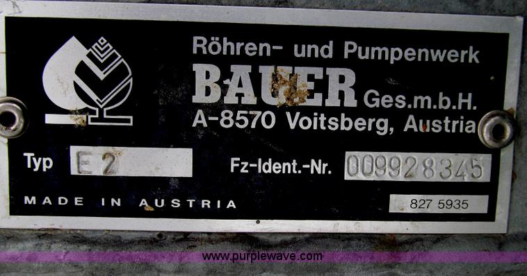 image for item E3807 2007 Bauer Rainstar irrigation reel