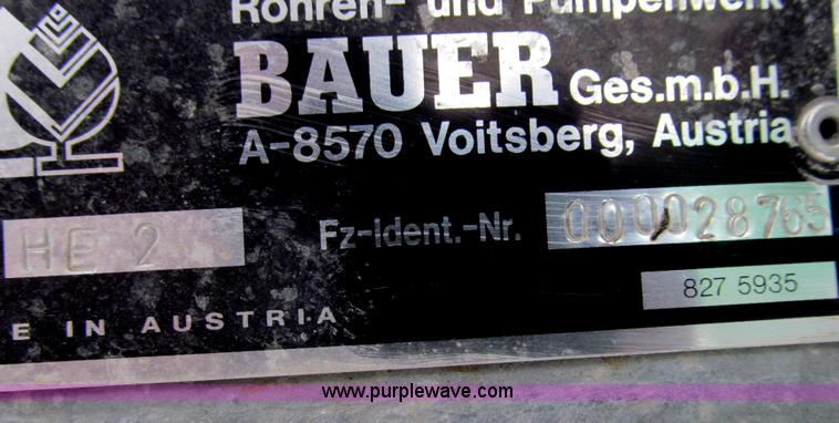 image for item E3810 2000 Bauer Rainstar irrigation reel