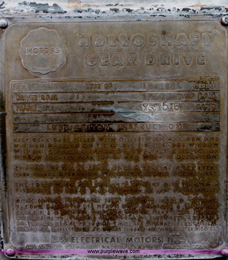 image for item E8471 Irrigation motor and well head