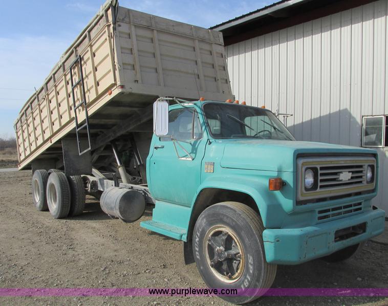 image for item F4421 1973 Chevrolet C65 dump truck