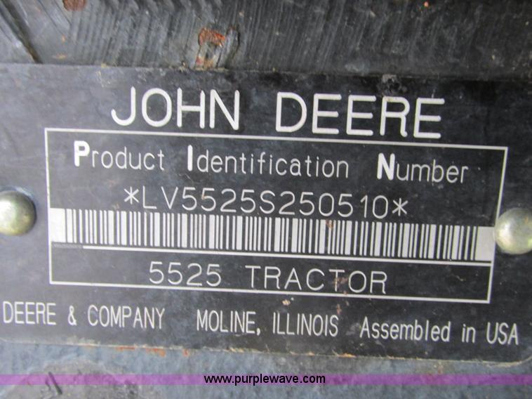 image for item F4461 2006 John Deere 5525 tractor