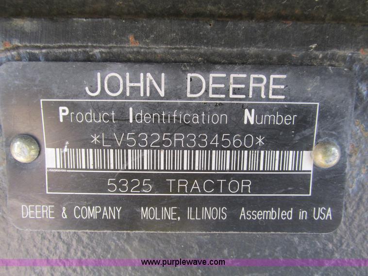 image for item F4475 2006 John Deere 5325 tractor