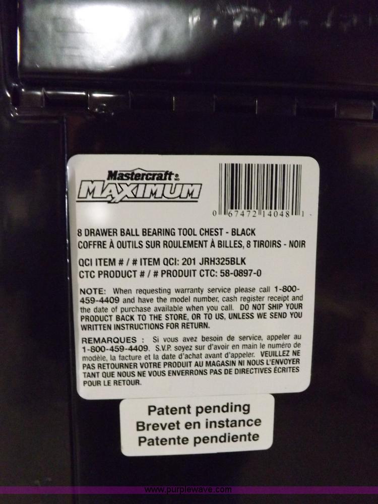 image for item F6462 MasterCraft Maximum toolbox