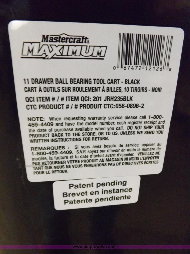 image for item F6462 MasterCraft Maximum toolbox