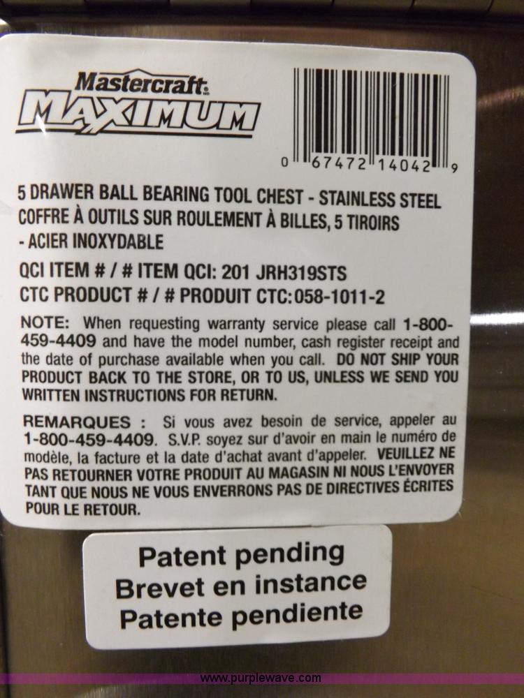 image for item F6463 MasterCraft Maximum toolbox