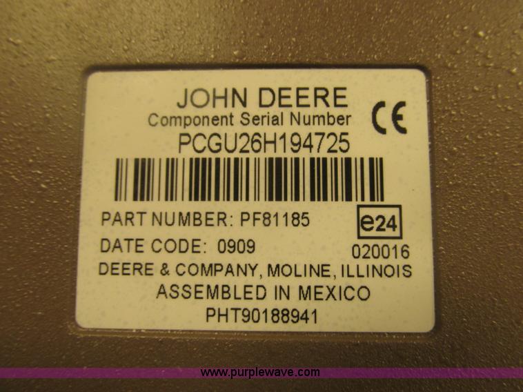 image for item K9695 John Deere GS2 2600 display monitor