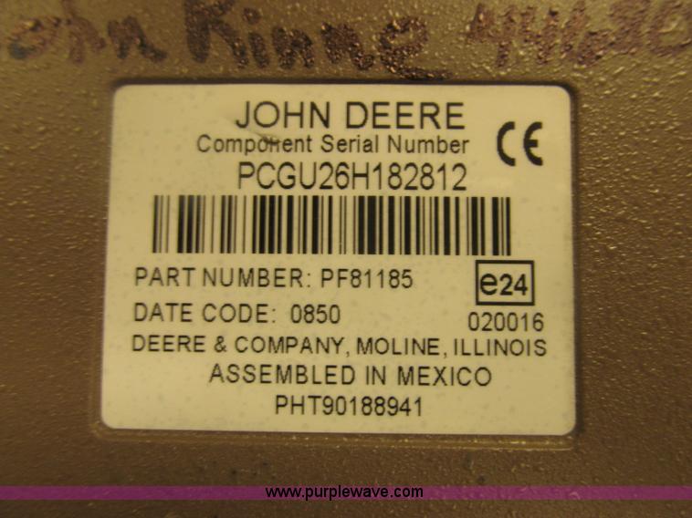 image for item K9696 John Deere GS2 2600 display monitor