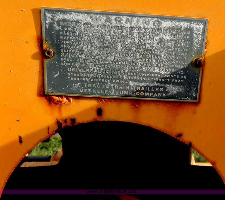 image for item W9098 Berkeley 540 PTO irrigation pump