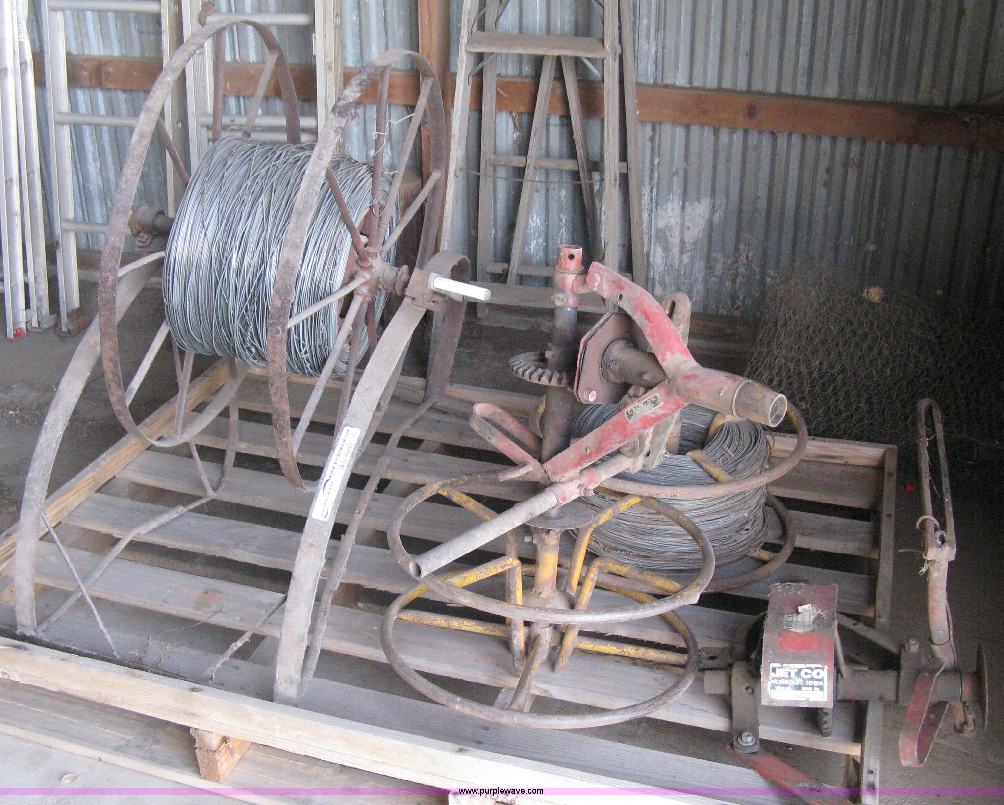 (3) electric fence wire winders in Halstead, KS Item AG9502 sold