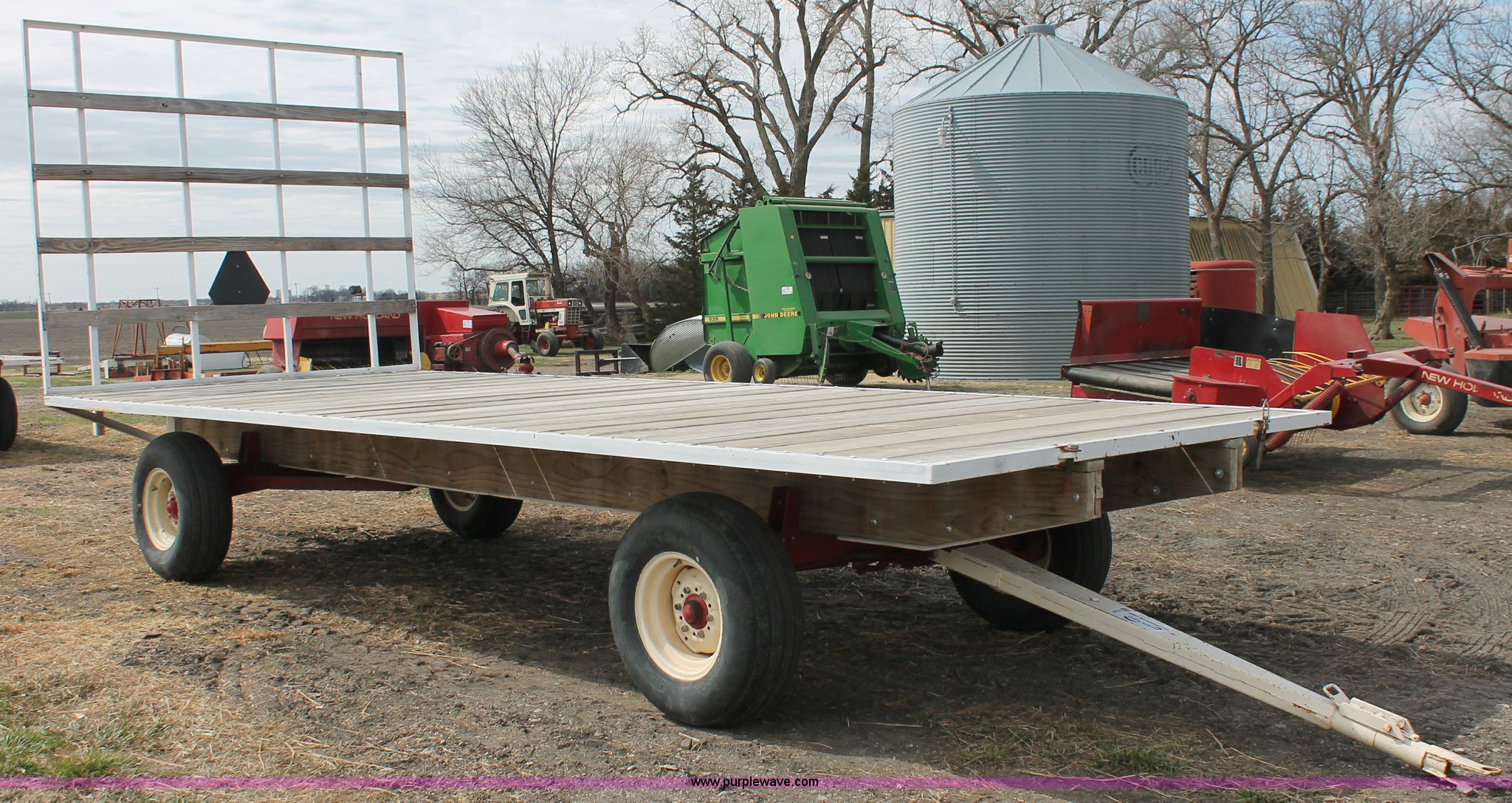 Gehl 20'L x 8'W hay wagon in KS Item E2987 sold Purple Wave