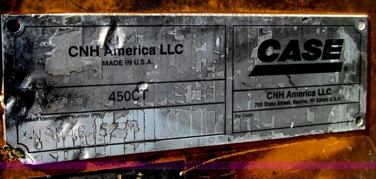 image for item E3791 2008 Case 450CT Series 3 skid steer