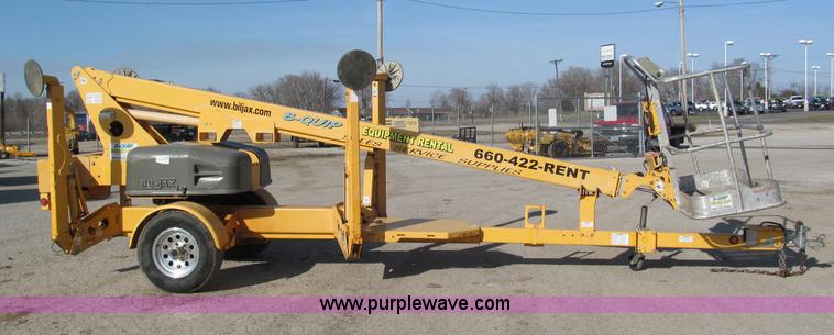 image for item E5899 2006 Biljax 3632T towable boom