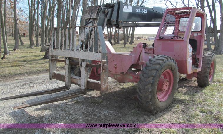image for item E5902 1997 BPI Square Shooter SS842 Turbo telehandler