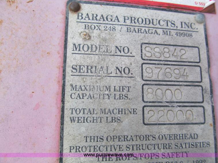 image for item E5902 1997 BPI Square Shooter SS842 Turbo telehandler