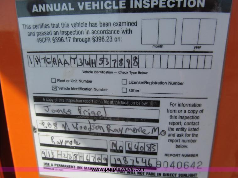 image for item E5903 1998 International 2654 dump truck