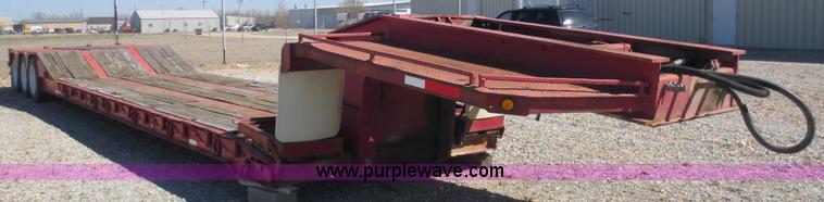 image for item F6592 1990 Etnyre 35' 50 ton detachable equipment trailer