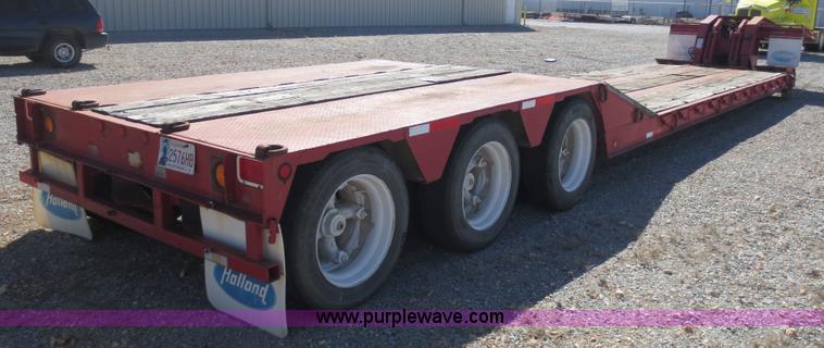 image for item F6592 1990 Etnyre 35' 50 ton detachable equipment trailer