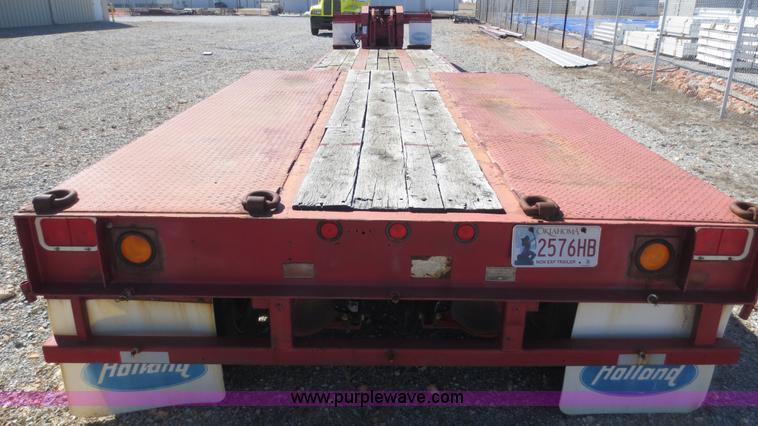 image for item F6592 1990 Etnyre 35' 50 ton detachable equipment trailer