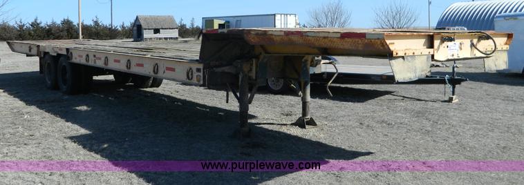 image for item G7792 1967 Lacrosse step deck trailer