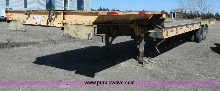 image for item G7792 1967 Lacrosse step deck trailer