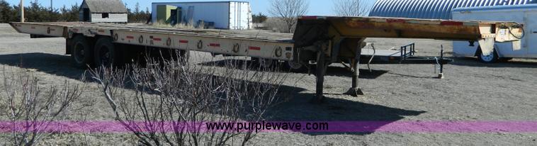 image for item G7792 1967 Lacrosse step deck trailer