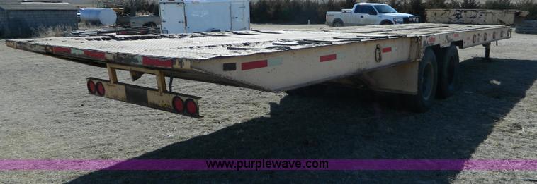 image for item G7792 1967 Lacrosse step deck trailer