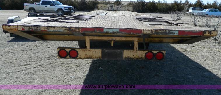 image for item G7792 1967 Lacrosse step deck trailer