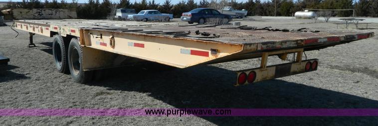 image for item G7792 1967 Lacrosse step deck trailer