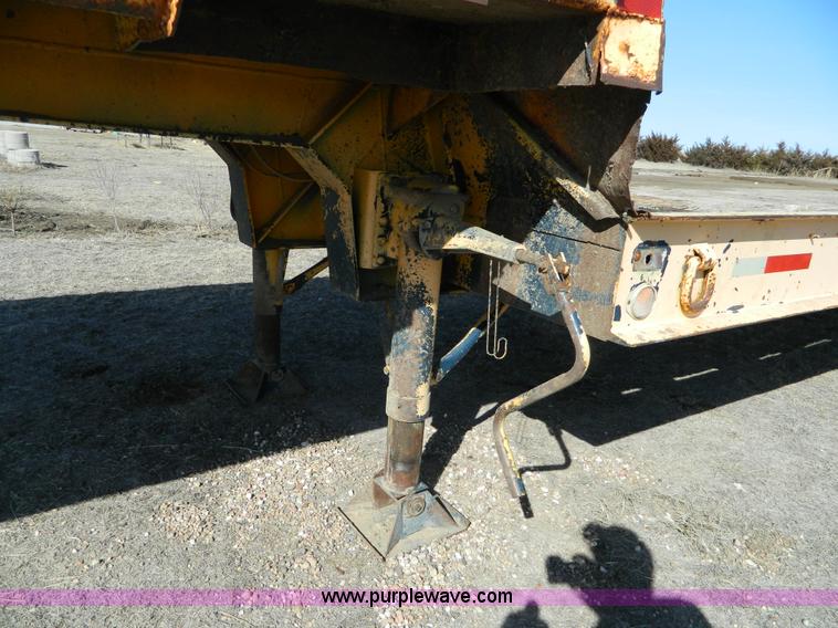 image for item G7792 1967 Lacrosse step deck trailer