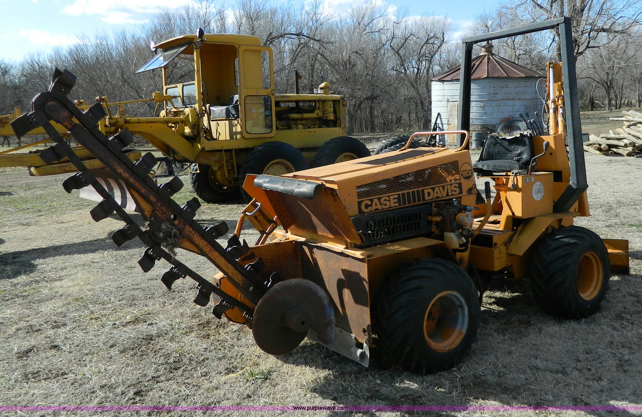 Case Davis trencher in Wilson, KS Item G7797 sold Purple Wave