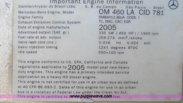 image for item E3843 2006 Freightliner FLD120 SD semi truck