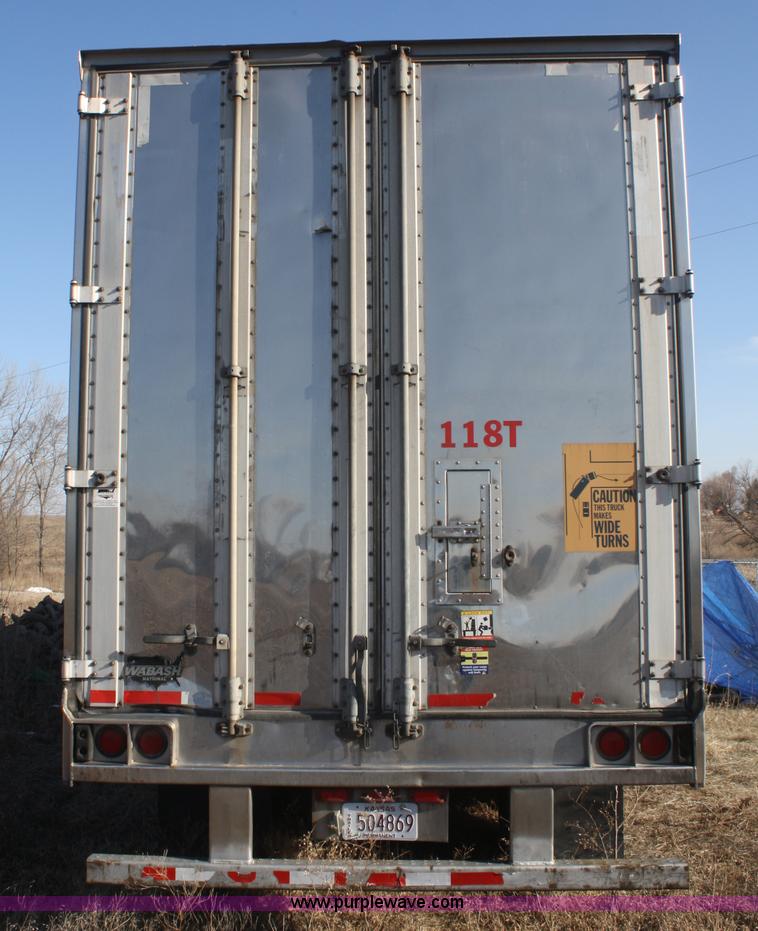 image for item F2572 1999 Wabash reefer trailer