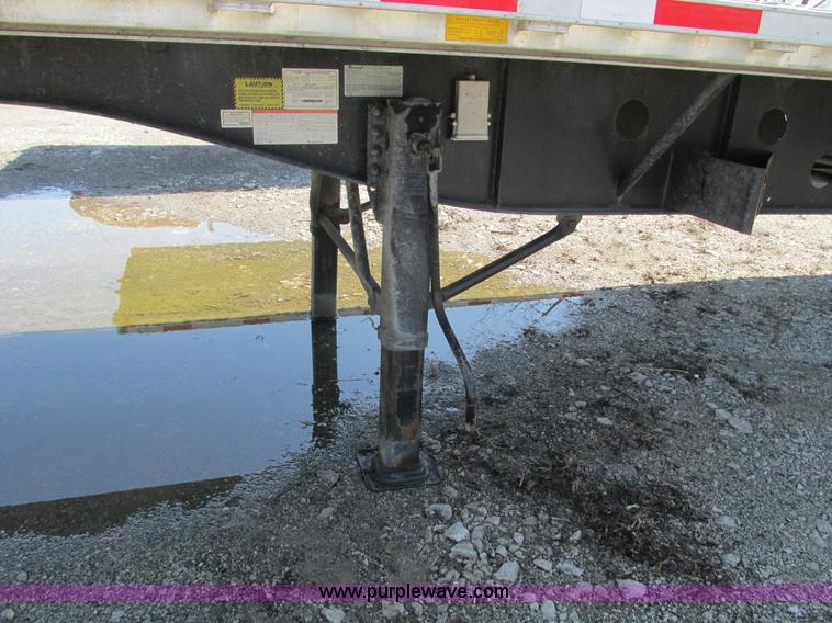 image for item F4492 2008 Transcraft 48' spread axle flat bed trailer