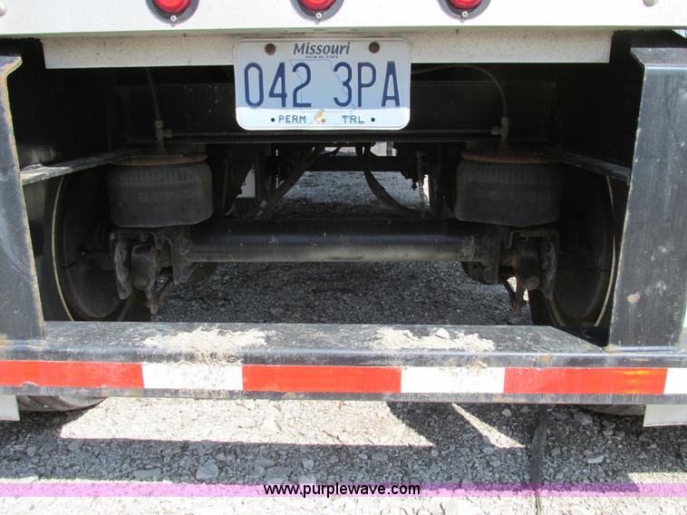 image for item F4492 2008 Transcraft 48' spread axle flat bed trailer