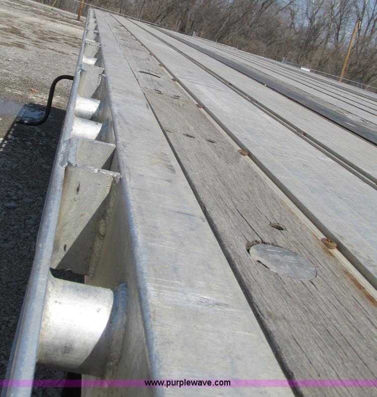 image for item F4494 2009 Transcraft 48' spread axle flat bed trailer