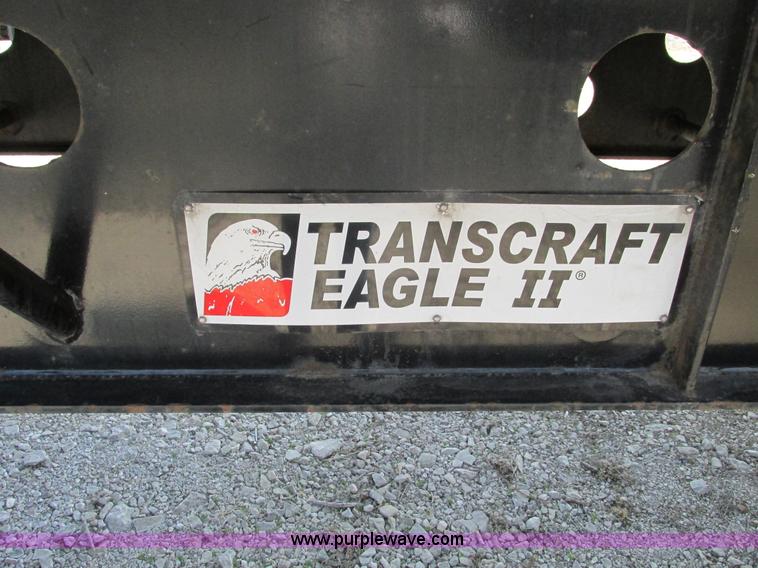 image for item F4494 2009 Transcraft 48' spread axle flat bed trailer