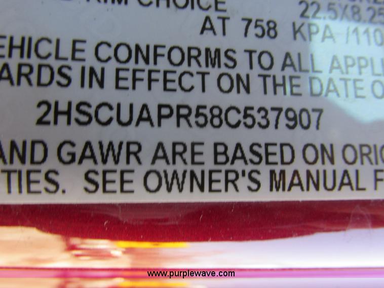 image for item F4497 2008 International ProStar Eagle semi truck