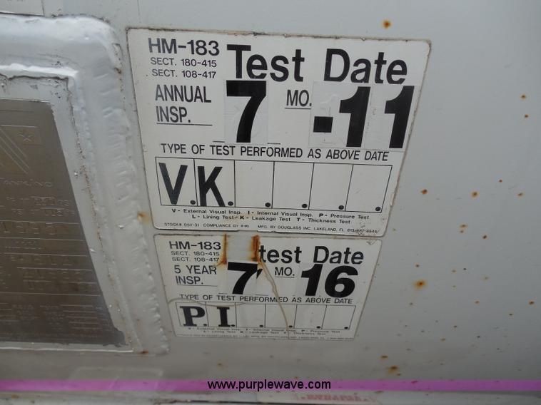 image for item A5156 1995 Ameritank truck bed mounted propane tank