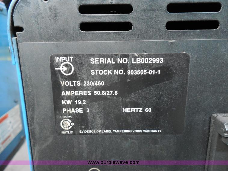 image for item AG9518 Miller Invision 456P DC inverter arc welder