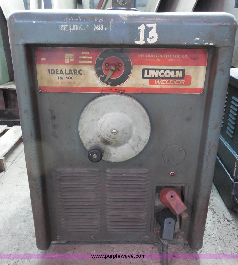 image for item AG9917 Lincoln Idealarc TM500 arc welder