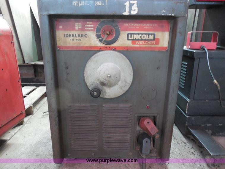 image for item AG9917 Lincoln Idealarc TM500 arc welder