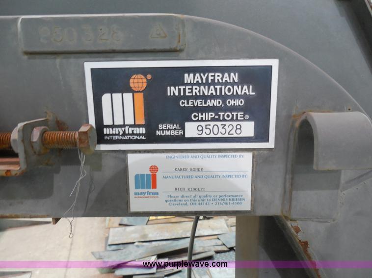image for item AG9921 MayFran Chip-Tote conveyor